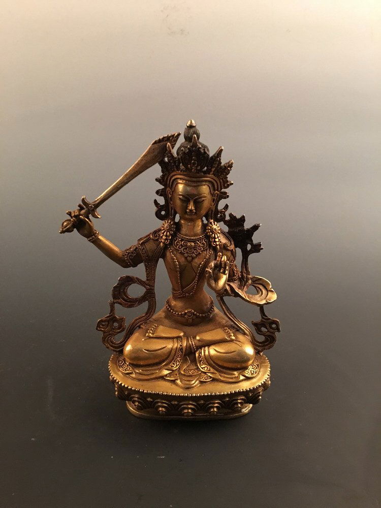 Chinese Gilt Bronze Buddha (1 of 6)