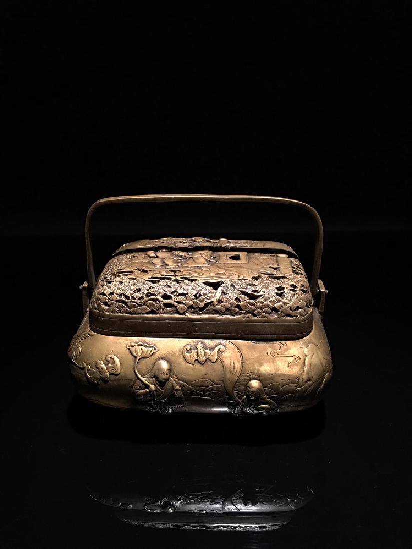 Fine Chinese Bronze Warm Hand Charcoal Stove with Xuan (1 of 8)