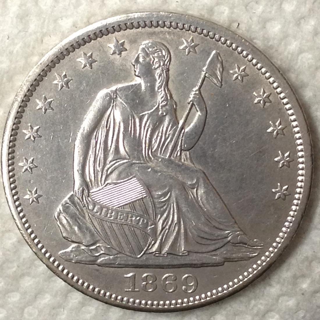 1869 -S 50C MS62 (1 of 2)