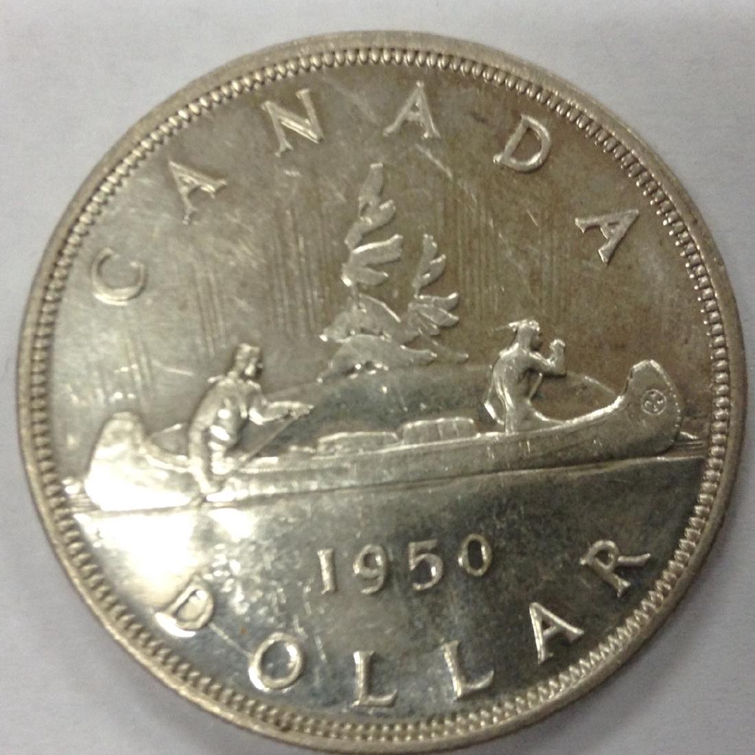 1950 CANADA S$1 AU+5 (1 of 2)