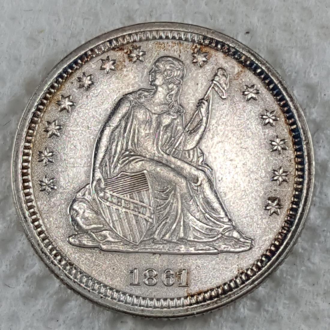 1861 25C MS62 (1 of 2)