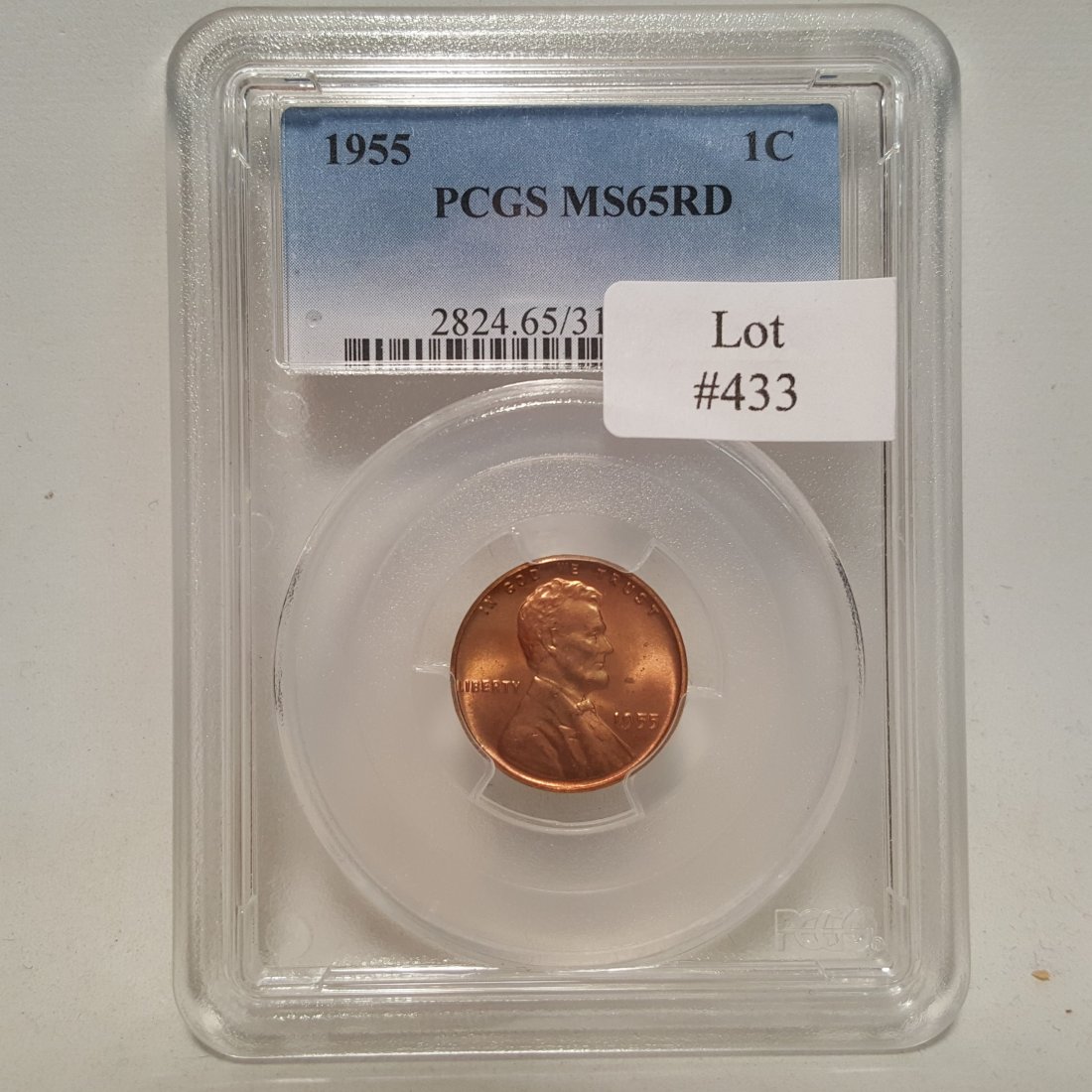 1955 1C PCGS MS65 RD (1 of 3)