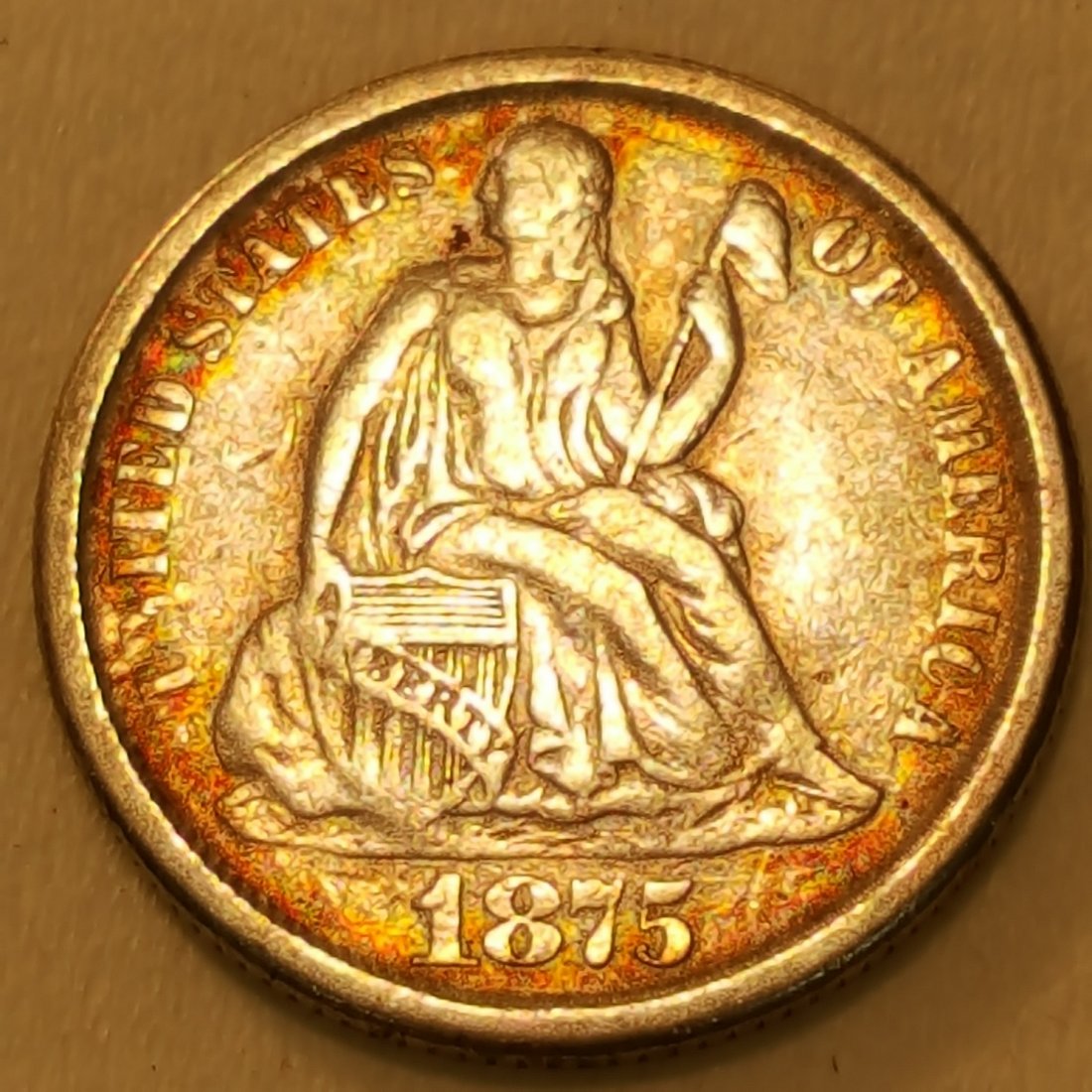 1875 -CC 10C VF-XF (1 of 2)
