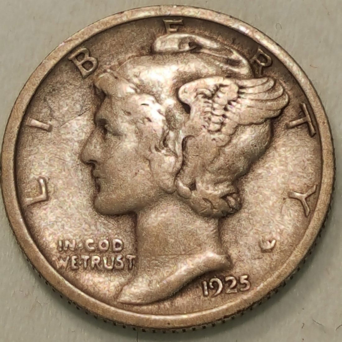 1925 -D VF-XF 10C MS64 FSB TONED (1 of 2)