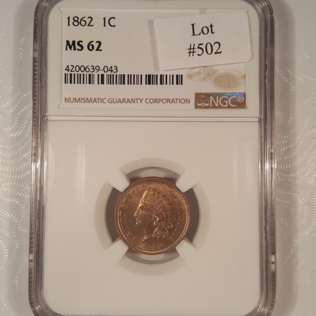1862 1C NGC MS62 (1 of 4)