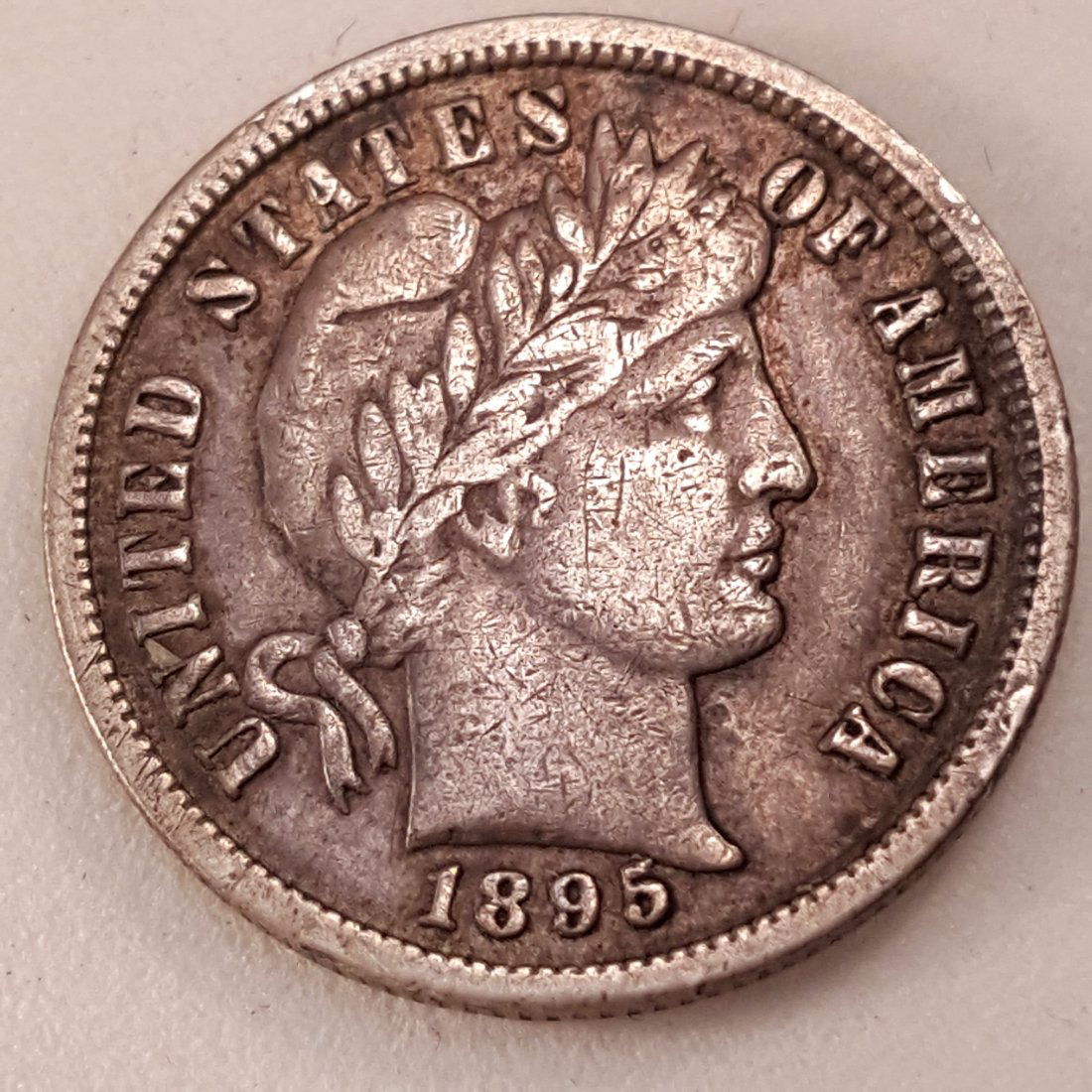 1895 -S 10C VF (1 of 2)