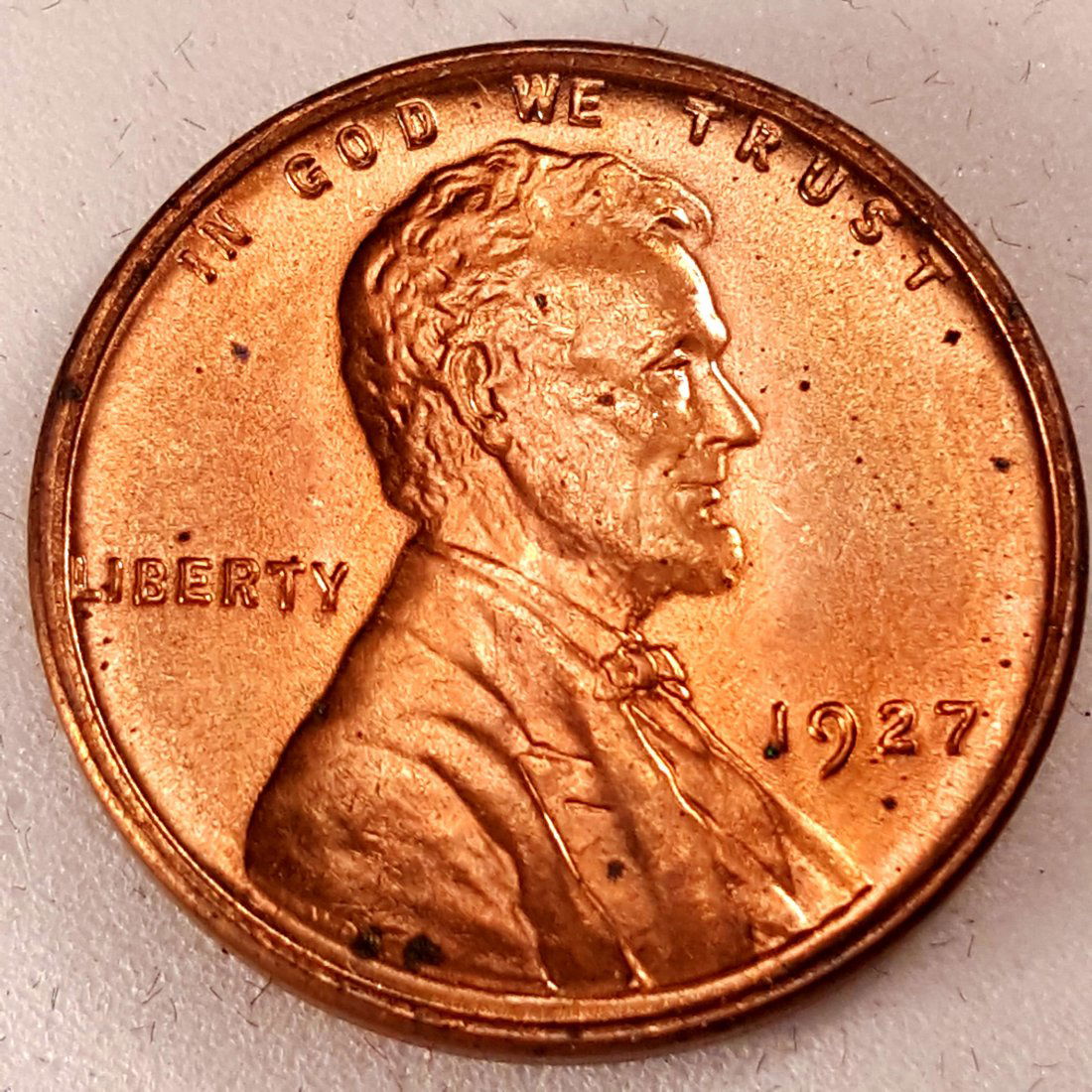 1927 1C MS64+ RED NEARLY GEM (1 of 2)