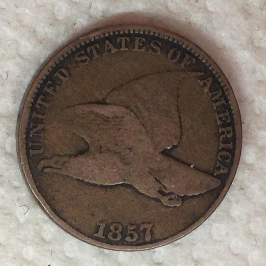 1857 FE 1C VG+ (1 of 2)