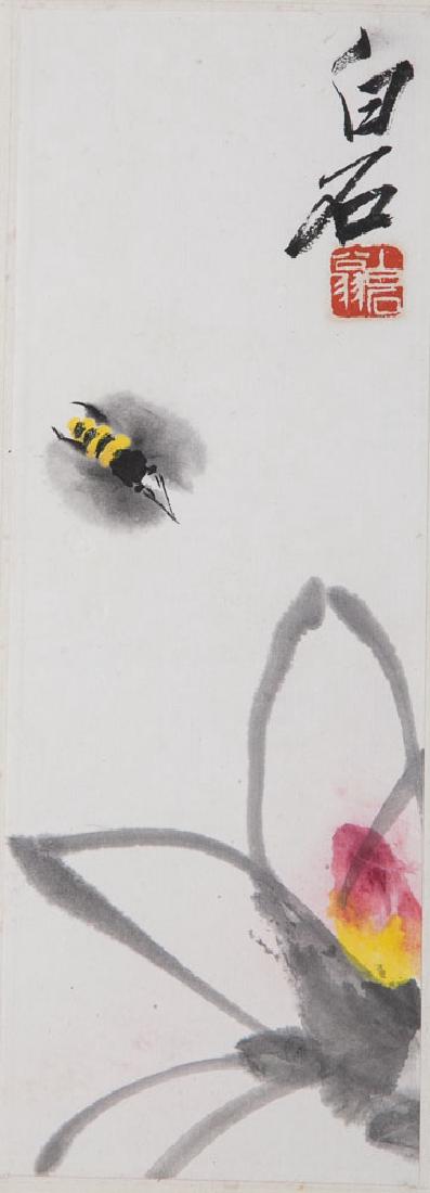 QI BAISHI (ATTRIBUTED TO, 1864-1957), YULAN AND BEES (1 of 4)