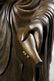 A CHINESE MASSIVE SILVER INLAID BRONZE GUANYIN STATUE - 4