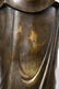 A CHINESE MASSIVE SILVER INLAID BRONZE GUANYIN STATUE - 8
