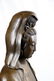 A CHINESE MASSIVE SILVER INLAID BRONZE GUANYIN STATUE - 9