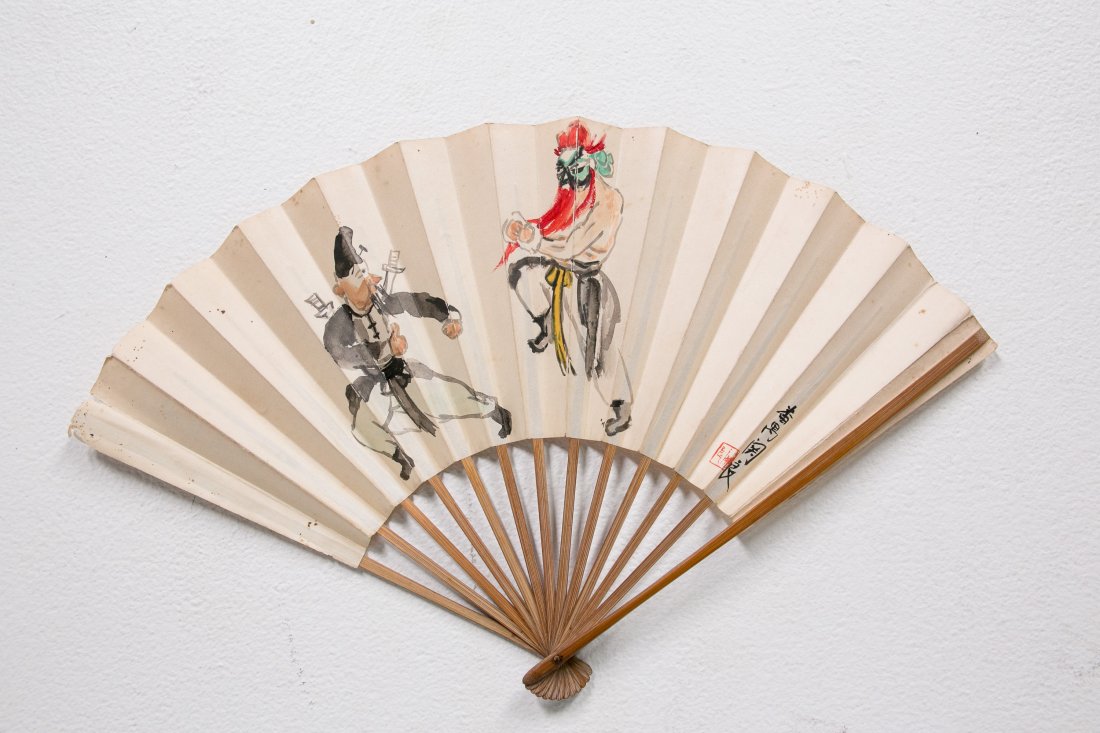 CHINESE PAINTING OF FIGURES BY GUANLIANG (1 of 10)