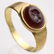 Garnet Intaglio with the Bust of a Warrior: NO RESERVE