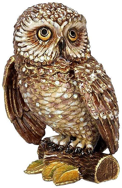 Jay Strongwater Hildy Owl Figurine (1 of 2)