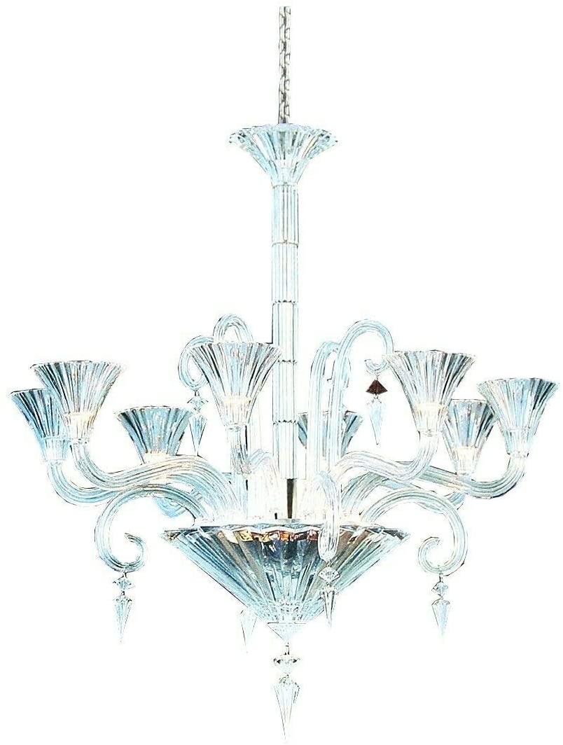 BACCARAT CRYSTAL MILLE NUITS 8 LIGHT CRYSTAL CHANDELIER: BACCARAT MILLE NUITS FULL LEAD CRYSTAL CHANDELIER LARGE, 8 LIGHTS HAND MADE IN FRANCE Please See ALL Pictures, as they are Main Part of a Description. On the pictures you can see all details and measu