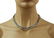 DAVID YURMAN STERLING SILVER 18K GOLD METRO CURB LONG