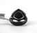 David YURMAN ST. Silver Steel Anvil Signet Garnet Ring - 5