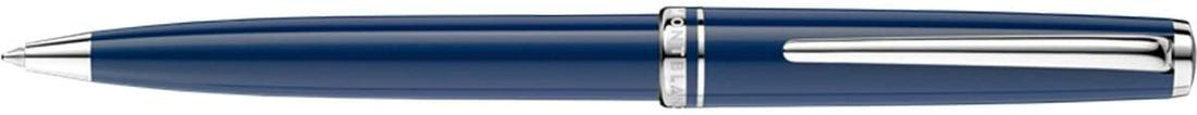 Montblanc Cruise Collection Atlantic Ballpoint Pen: A stunning Atlantic Blue Ballpoint pen from the Montblanc Cruise Collection. This pen is crafted in a beautiful blue precious resin cap and barrel. It features a luxurious platinum-plated clip and twi