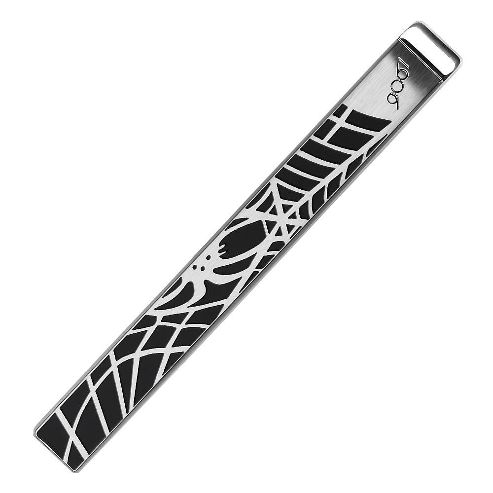 Montblanc 114710 Tie Bar Spider Web Motif & PVD Finish: MONTBLANC SPIDER WEB TIE BAR / CLIP AMAZING STAINLESS STEEL WITH The design of the Spider collection is inspired by the vintage 1906 "Spider" writing instrument, reinterpreting it in a modern key. The
