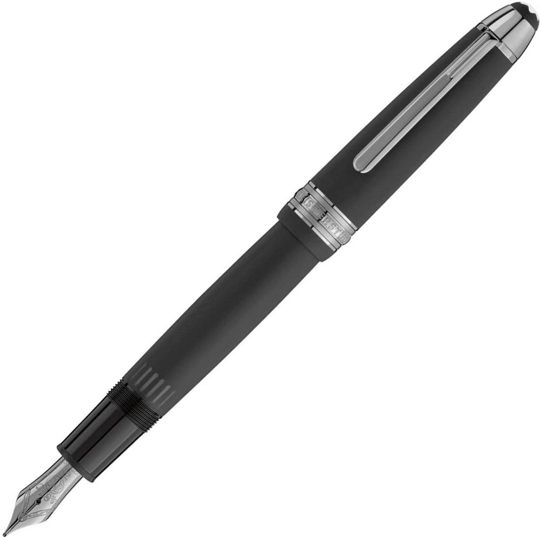 Montblanc Meisterstuck Ultra Black LeGrande Fountain: Montblanc Meisterstuck Ultra Black LeGrande Fountain Pen 114823 GENERAL INTERNAL IDMB114823 DETAILS GENDER Unisex BRAND Montblanc MODEL 114823 The Ultra Black Line introduces a modern interpretation o