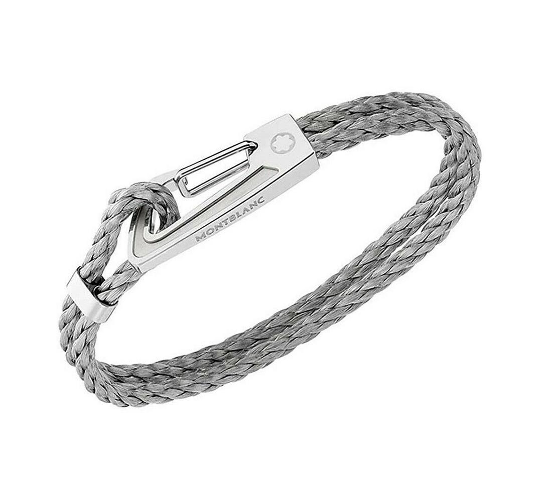 MONTBLANC CARABINER ST. STEEL BRACELET SZ M 11498963 (1 of 6)