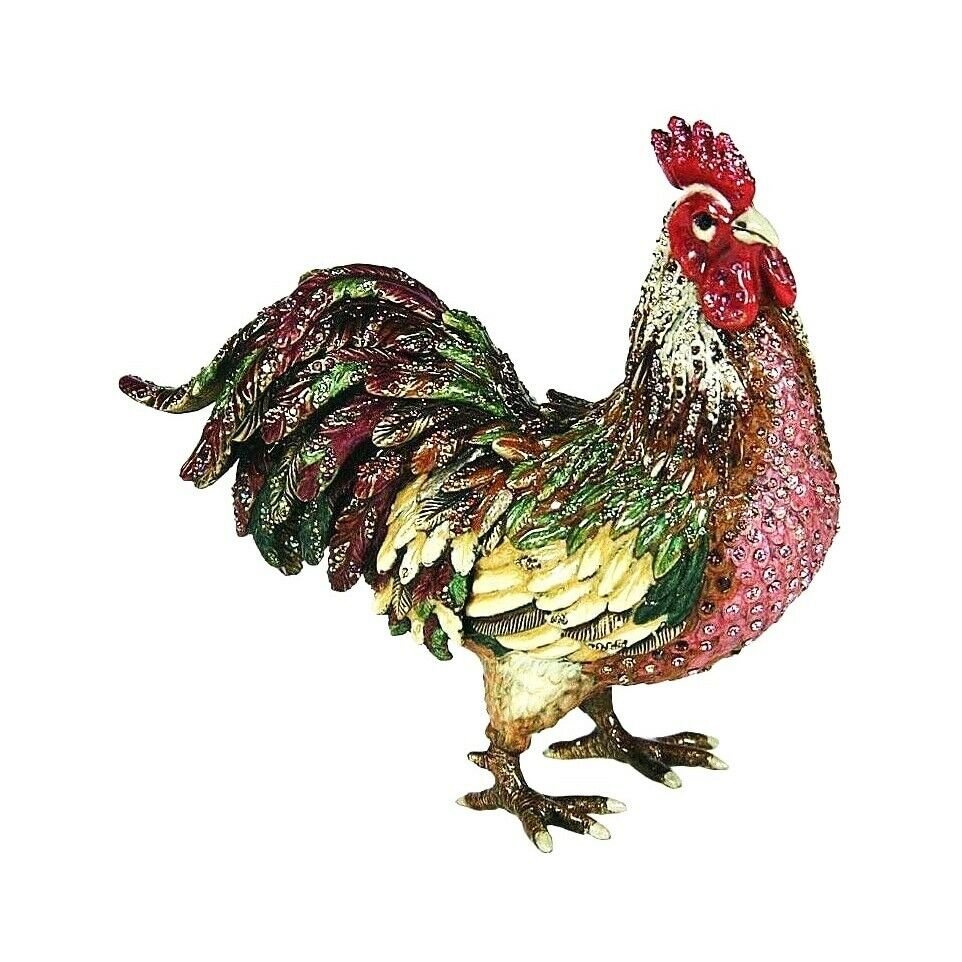 JAY STRONGWATER FLORA & FAUNA JARVIS LARGE ROOSTER (1 of 5)