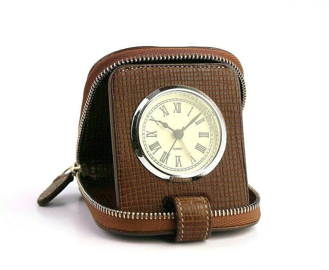 BRIONI TRAVEL BATTERY QUARTZ ALARM CLOCK  #2 (1 of 5)