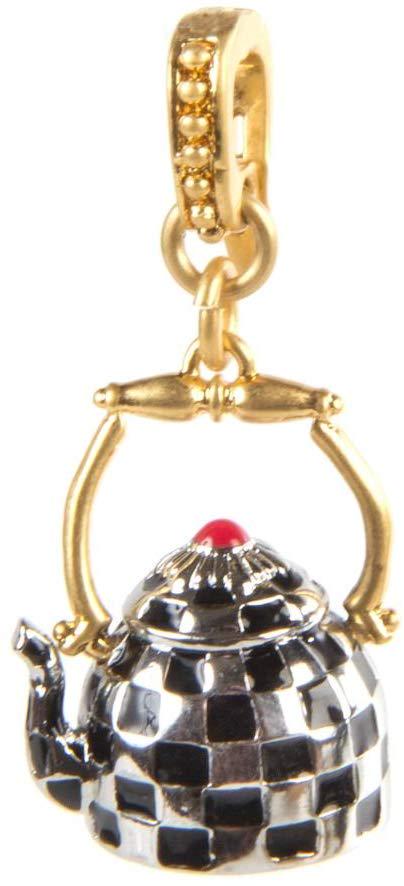 MacKenzie-Childs Tea Kettle Charm: MacKenzie-Childs Tea Kettle Charm. Dimensions - 1.83" wide,1.44" tall, 1.16" deep. Brand New in Original Box