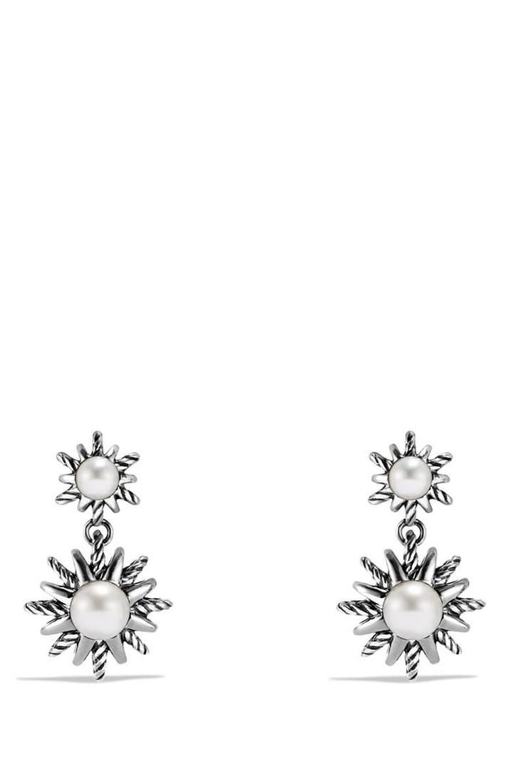 David YURMAN Starburst Double Drop Pearl Earrings (1 of 3)
