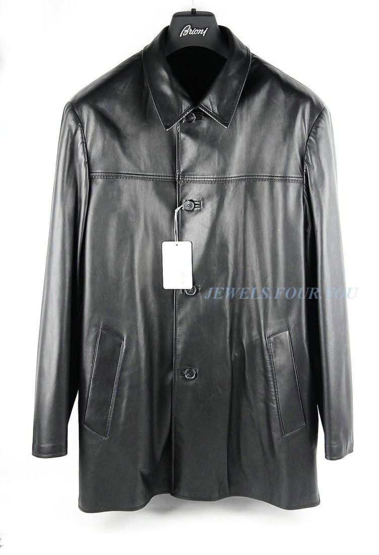BRIONI REVERSIBLE 3/4 COAT GLOVE LEATHER &RAIN STORM WEAR ITALY SZ 40 NEW RETAIL $10K 100% AUTHENTIC: BRIONI REVERSIBLE 3/4 COAT GLOVE LEATHER & RAIN STORM WEAR ITALY SZ 40 NEW RETAIL $10K 100% AUTHENTIC NO RESERVEBrand New 100% AUTHENTIC 100% NEWBRIONIAMAZING JACKET!!!REVERSIBLE COAT1st SIDE - BLACK