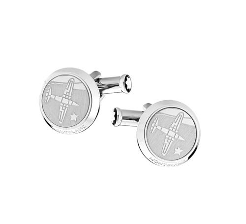 MONTBLANC LE PETIT PRINCE & AVIATOR  CUFFLINKS 123795 (1 of 5)