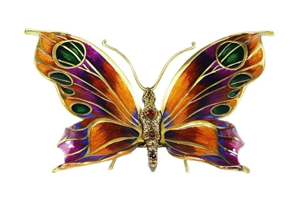JAY STRONGWATER LARGE BUTTERFLY FIGURINE ESMERALDA (1 of 5)