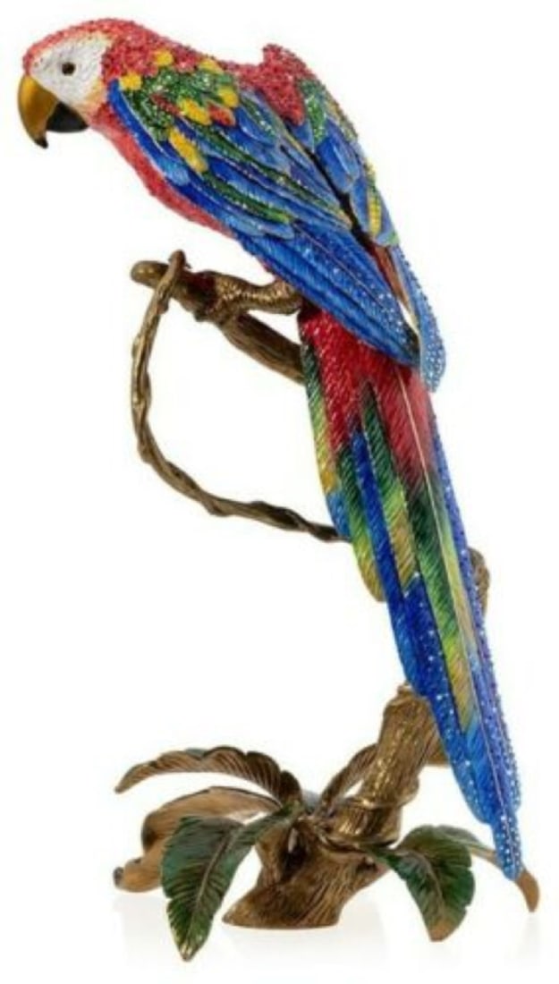 Jay Strongwater Skylar Macaw Figurine (1 of 5)