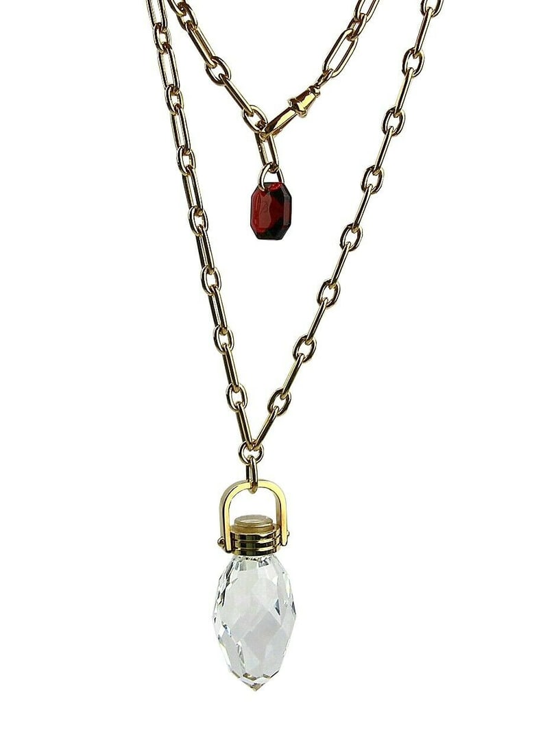 BACCARAT JEWELRY BOUCHONS DE CARAFE VERMEIL SILVER LARGE NECKLACE (1 of 12)
