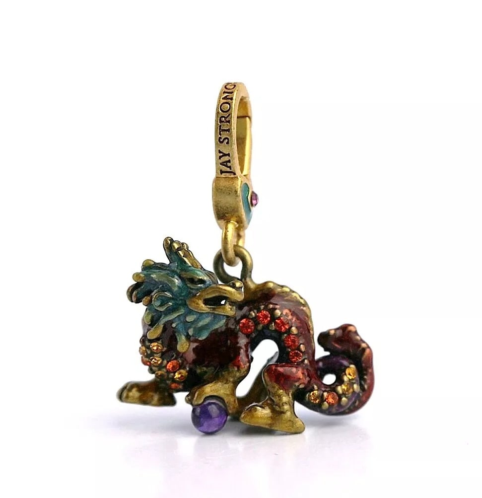 JAY STRONGWATER CHARM DRAGON SWAROVSKI (1 of 2)