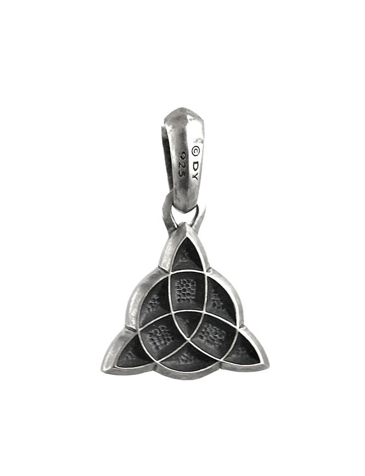 DAVID YURMAN STERLING SILVER 18 mm CELTIC KNOT AMULET ENHANCER 66P (1 of 6)