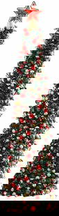 MACKENZIE CHILDS TARTAN FROSTED BEADED CHRISTMAS TREE: MACKENZIE-CHILDSMACKENZIE CHILDS TABLETOP TARTAN FROSTED BEADED CHRISTMAS TREE LARGE 24" TALLMade of Glass, Plastic & MetalPieces May Vary Due To The Handmade Nature Of Each Product.BRAND NEW. IN AN O