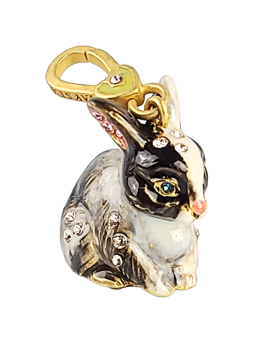 JAY STRONGWATER HUGH CHARM BUNNY SWAROVSKI CRYSTALS (1 of 7)
