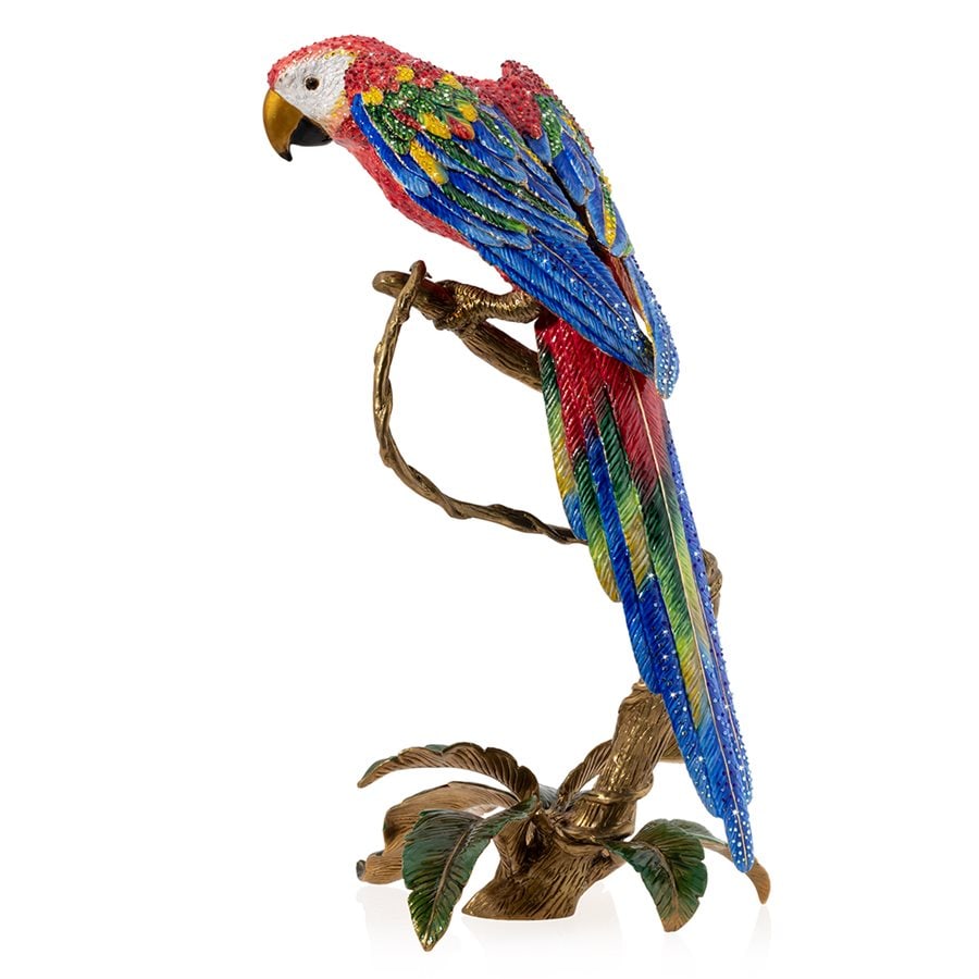 Jay Strongwater Skylar Macaw Figurine (1 of 7)