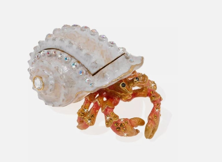 Jay Strongwater Box, Herbert Hermit Crab Swarovski Crystals (1 of 3)