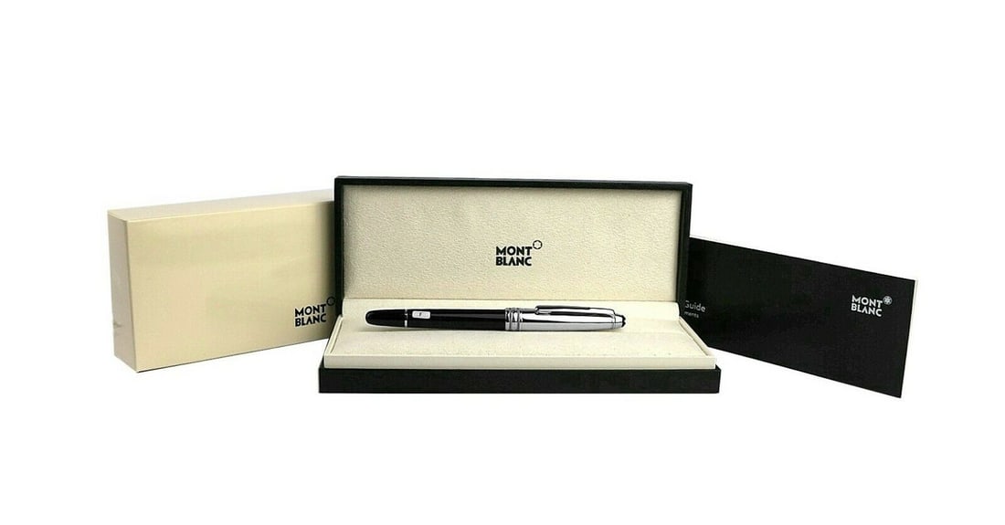 MONTBLANC MEISTERSTUCK 144 DOUE SOLITAIRE 18K GOLD NIB F (1 of 6)