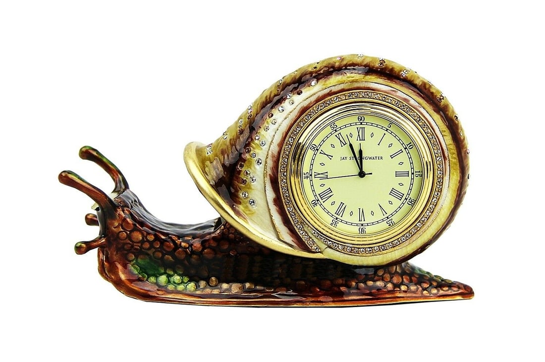 JAY STRONGWATER ANDREE SNAIL TAPE DISPENSER & CLOCK (1 of 8)