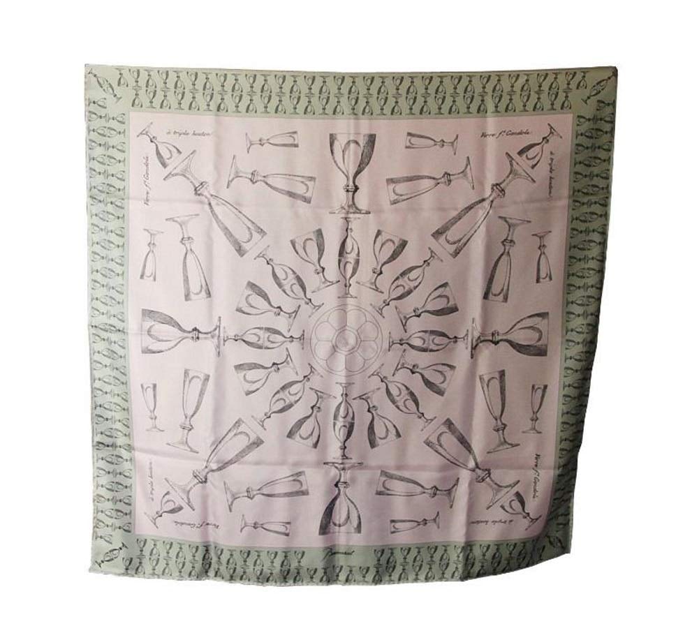 Baccarat HARCOURT TWIL SILK, LIGHT PINK, GRAY Scarf 2810810 (1 of 7)
