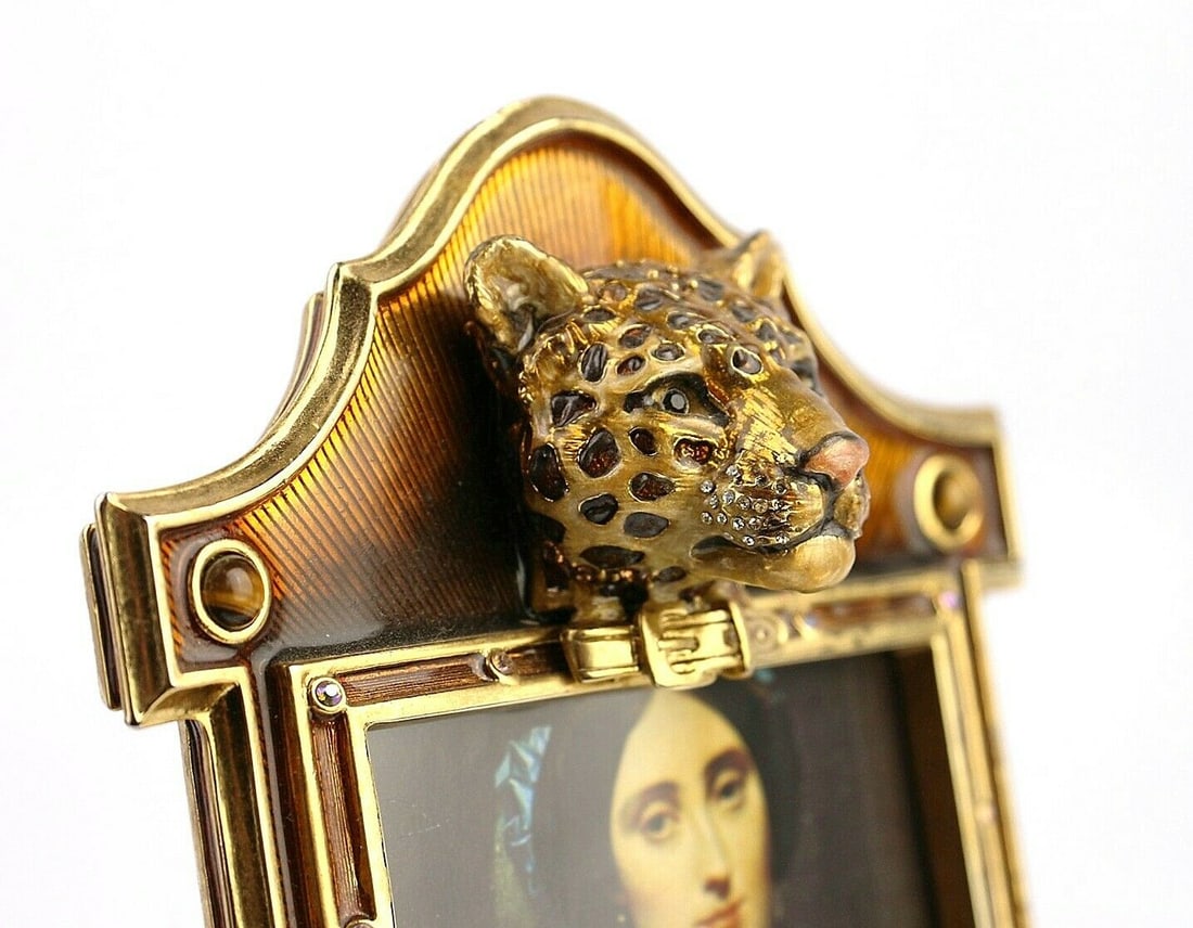 JAY STRONGWATER JUNGLE LEOPARD FRAME - 2