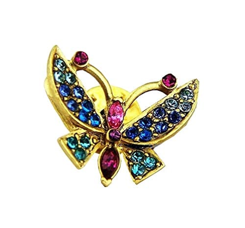 Jay Strongwater Butterfly Tack Pin "Norma": Jay Strongwater Butterfly Tack Pin "Norma" . 1" x 1". Brand new, No Box.