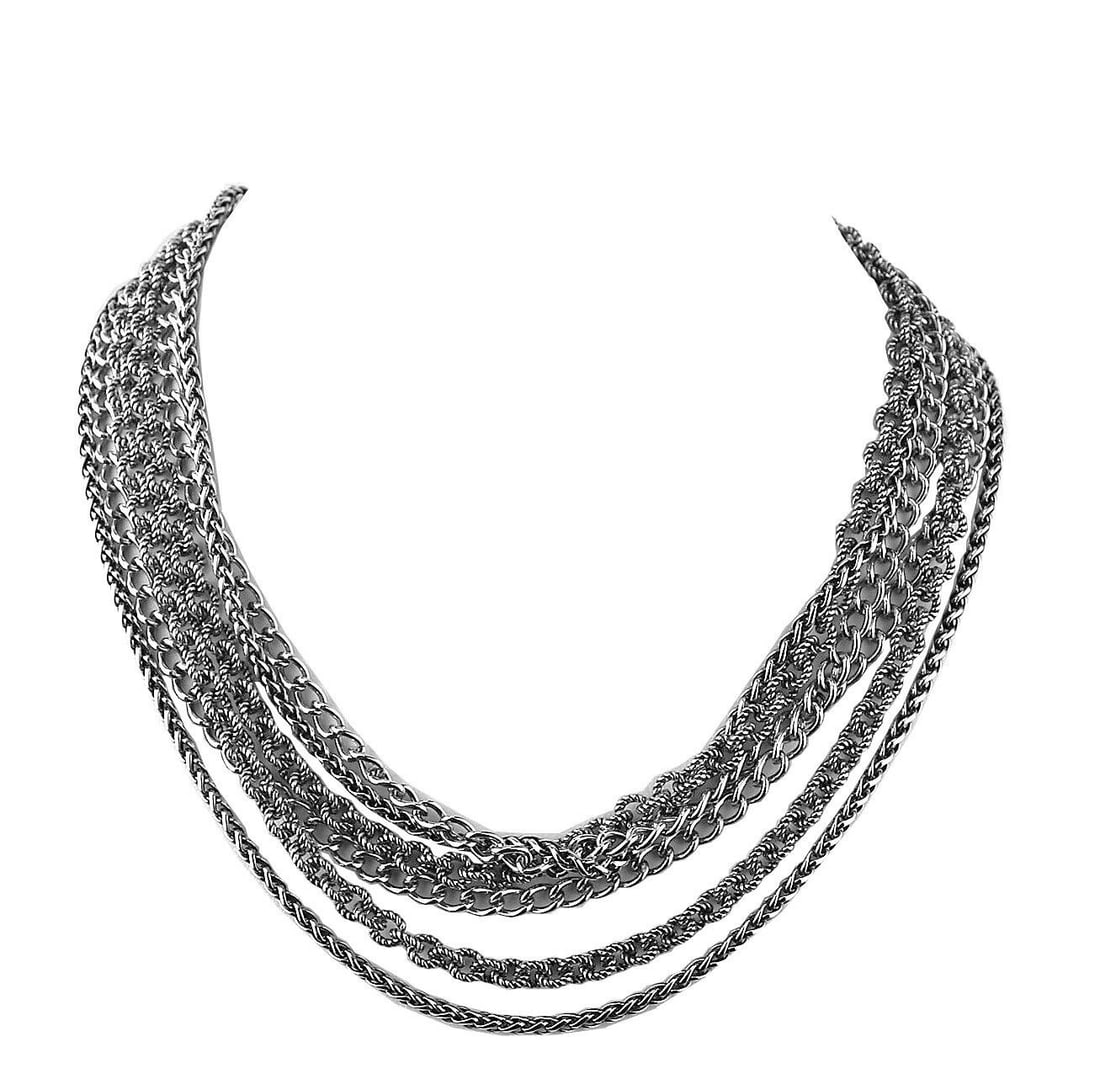 DAVID YURMAN ST. SILVER 3 ROW 36" LONG WEAT, ROLO, CLASSIC CHAINS NECKLACE: 100% BRAND NEW IN ORIGINAL BOX & POUCH100% AUTHENTICAbsolutely UNIQUE & GORGEOUS! DAVID YURMAN36" 3 ROWS MULTI CHAINS NECKLACE - # 21NMADE OF SOLID STERLING SILVERLength 36"Retail Price: $1,500.00ORIG