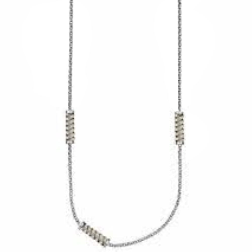 BACCARAT TORSADE STERLING SILVER LONG MIST NECKLACE: MADE IN FRANCE100% AUTHENTICBACCARATMIST TORSADE .925 STERLING SILVER NECKLACE2800932Main Stones, Full-Lead Crystal, One made of Sterling SilverTHIS IS EXTRA LONG 35" WITH 2" EXTENSIONTHICK CHAIN