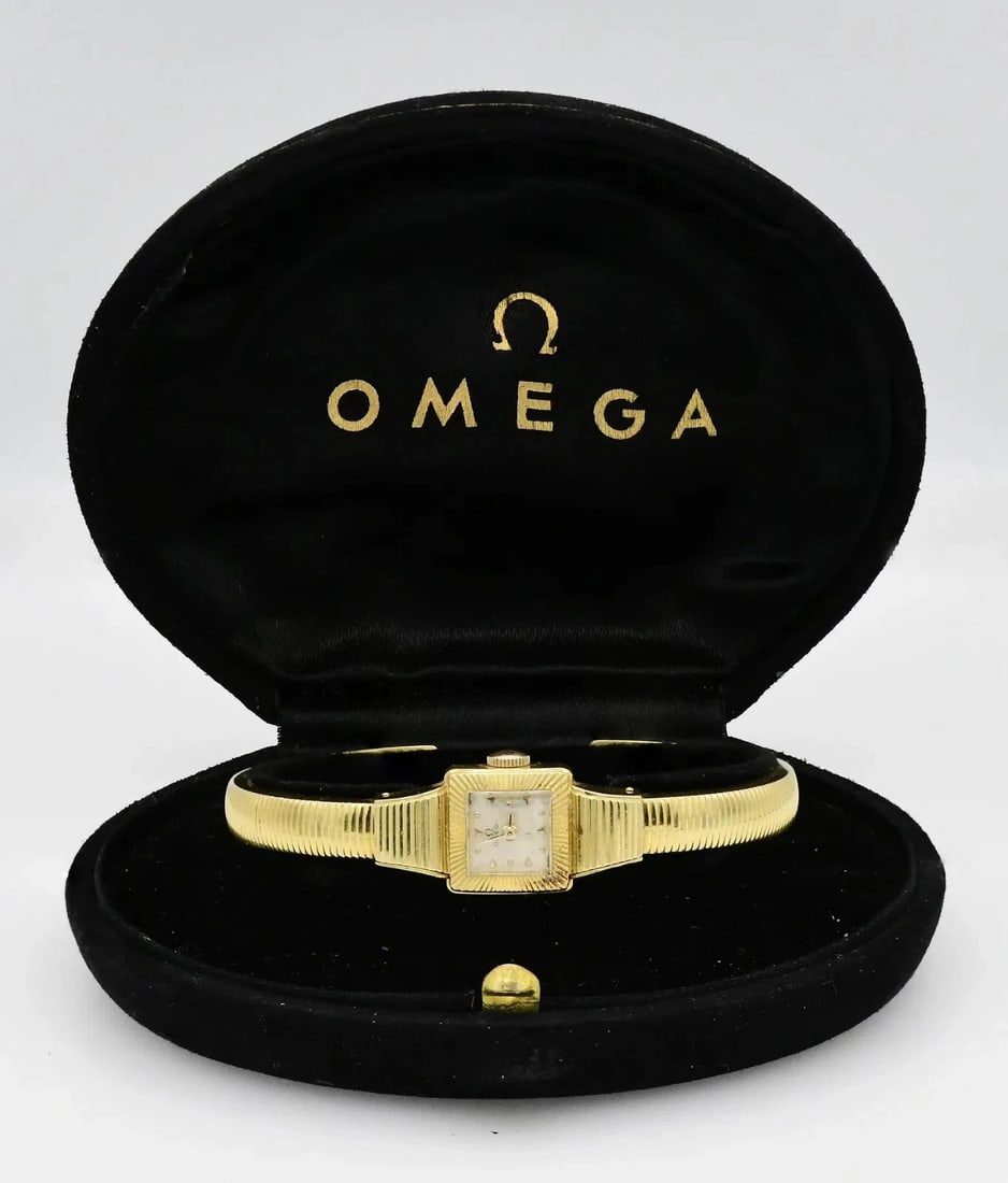 Gorgeous Omega 18K Solid Yellow Gold 22.3Gm.Lady's Watch (1 of 4)