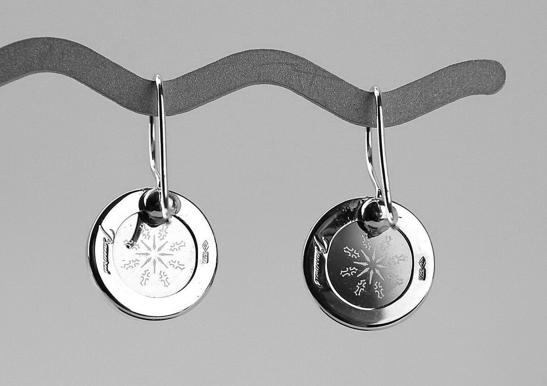 BACCARAT ROCKMANTIC ECLIPSE WIRE EARRINGS St. SILVER - 2